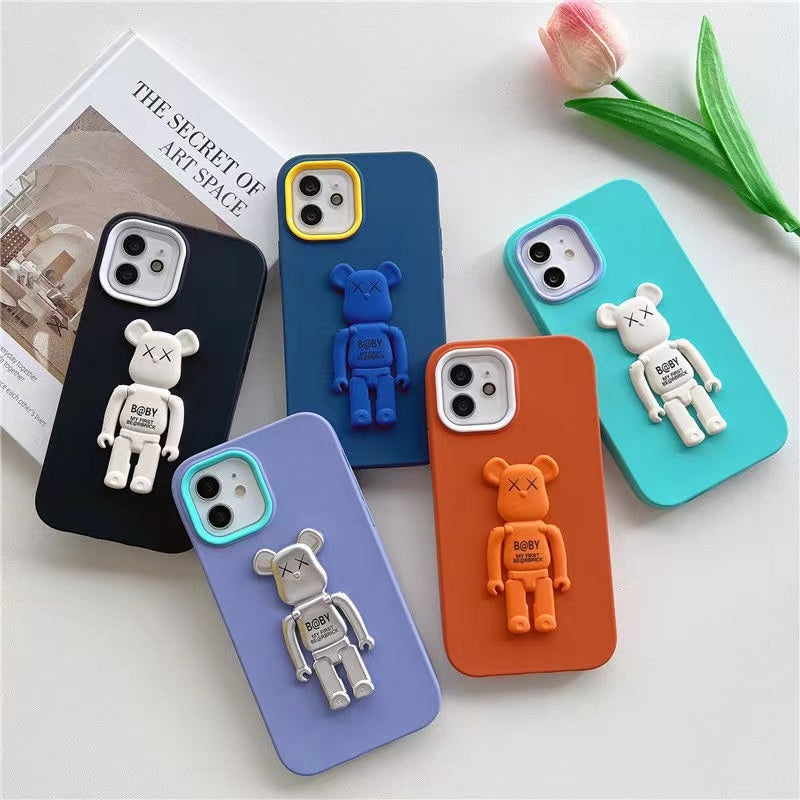 Color Bearbrick Phone holder cases